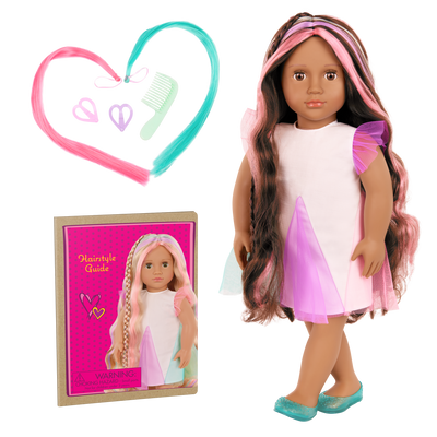 Our Generation 18" Hair Grow Doll Tania & Accessories
