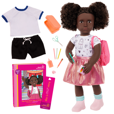 Our Generation 18-inch Doll Virginia & Storybook