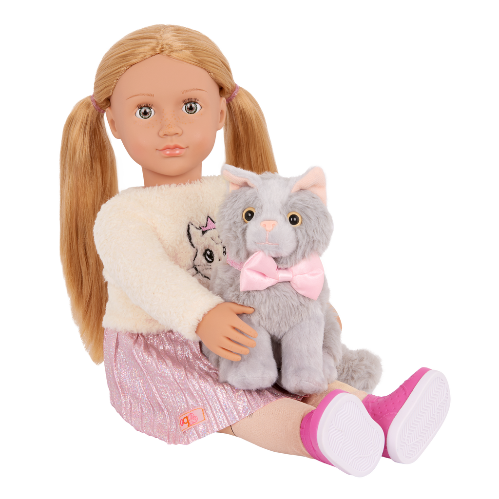 Our Generation Doll Sheela & Pet Cat Set