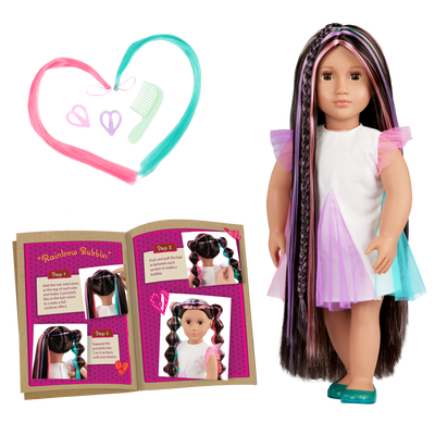 Our Generation 18-inch Rainbow Hair Grow Doll Tina