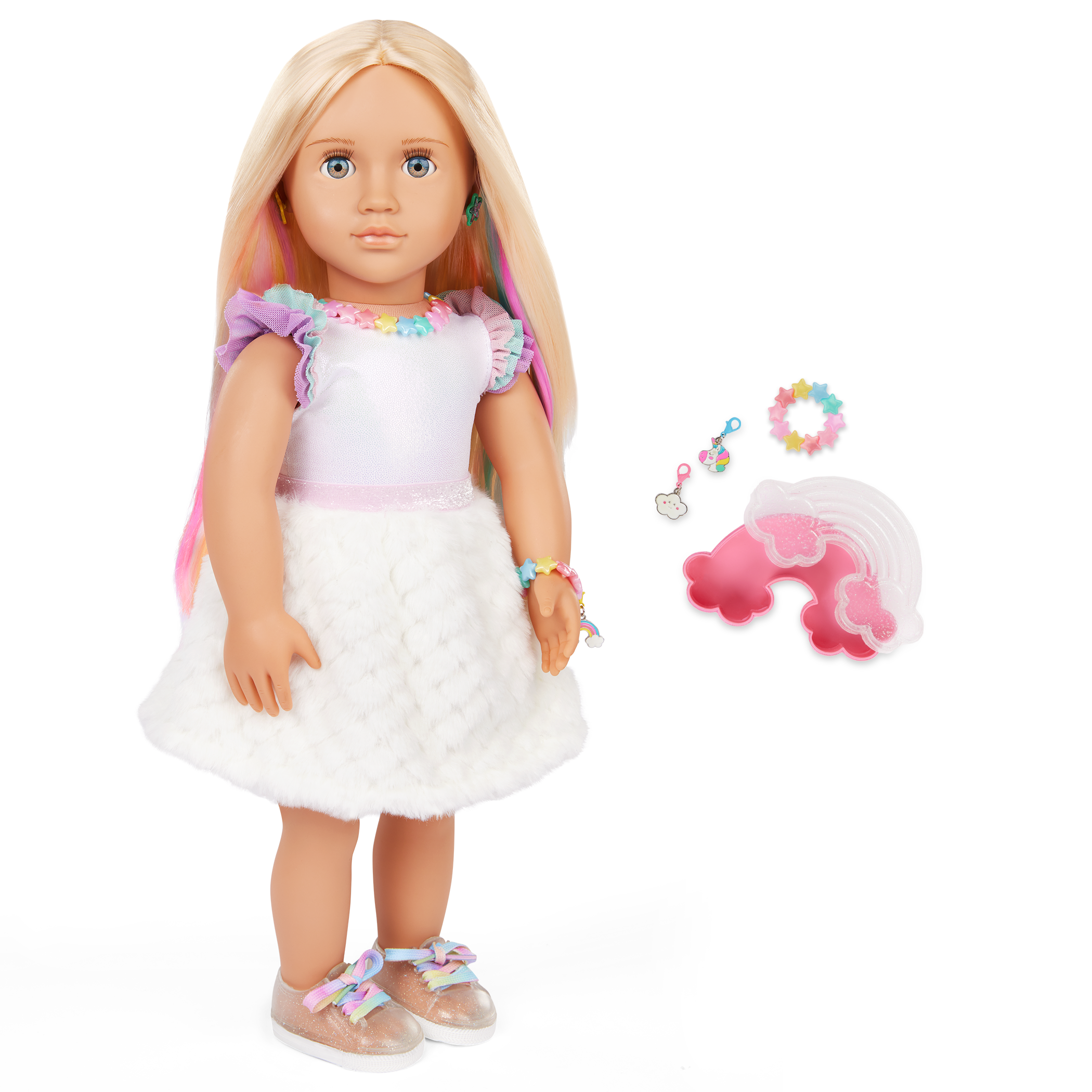 Our Generation 46 cm Doll Mariana & Rainbow Jewelry