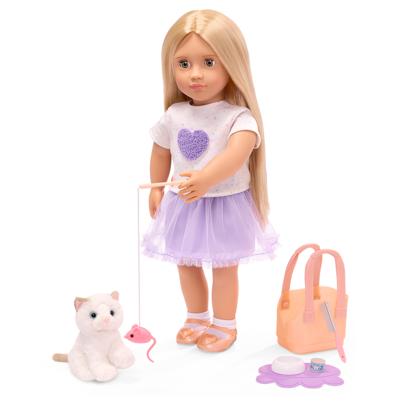 Our Generation - Beatrice & Pet Kitty Bitsy