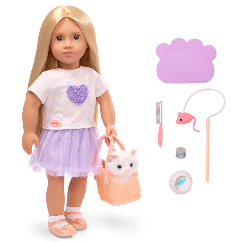 Our Generation - Beatrice & Pet Kitty Bitsy