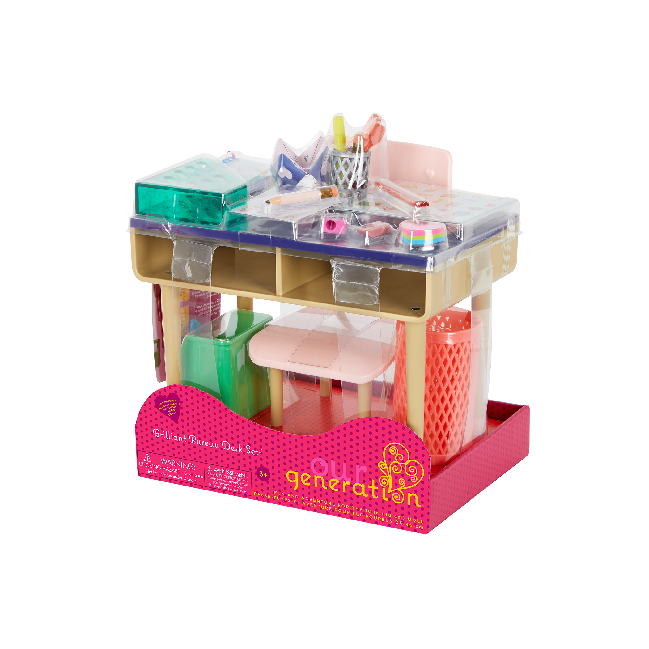 Our Generation Brilliant Bureau Desk Set for 18-inch Dolls