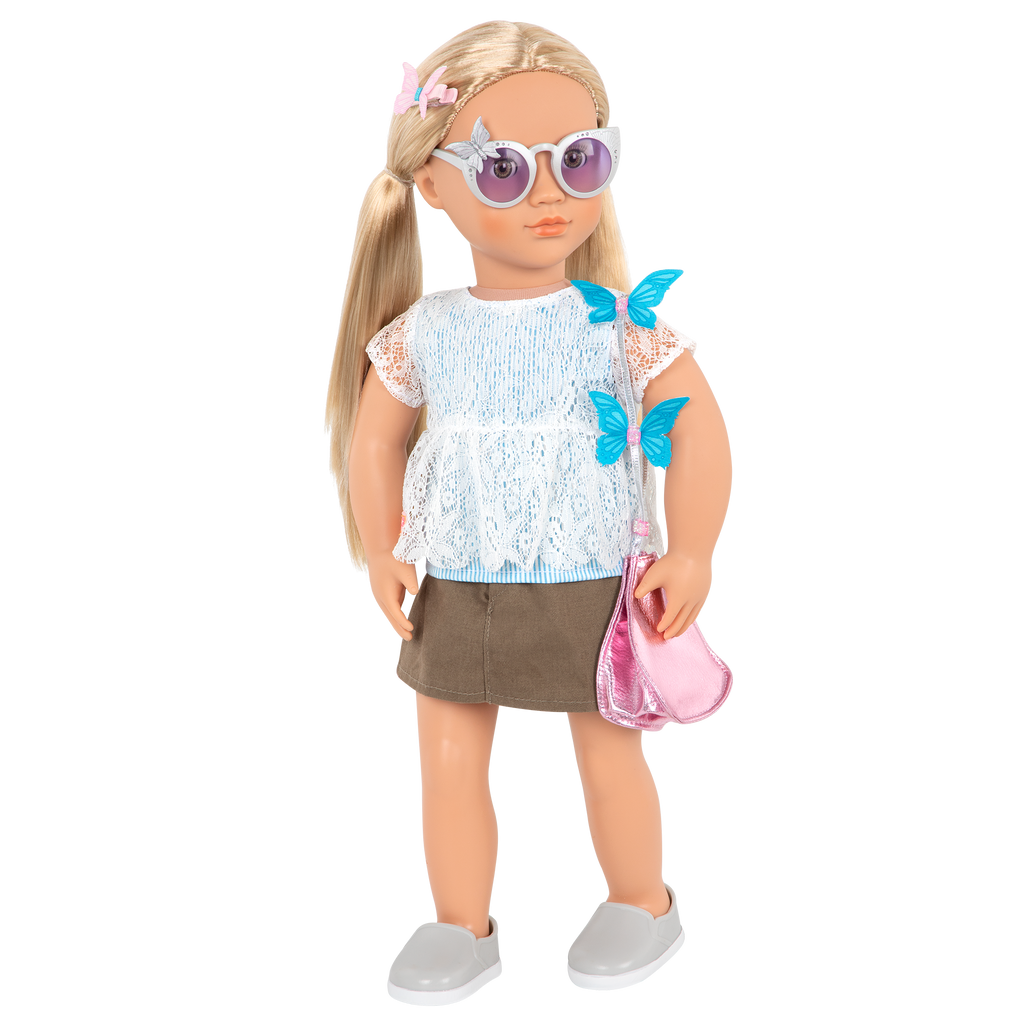 Butterfly Flutter Purse Set for 18-inch Dolls