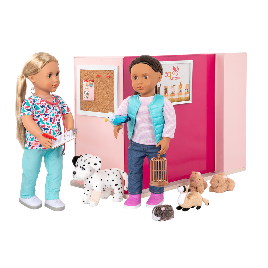 Our Generation Healthy Paws Vet Clinic pet vet playset for 6 inch pups and 18 inch dolls