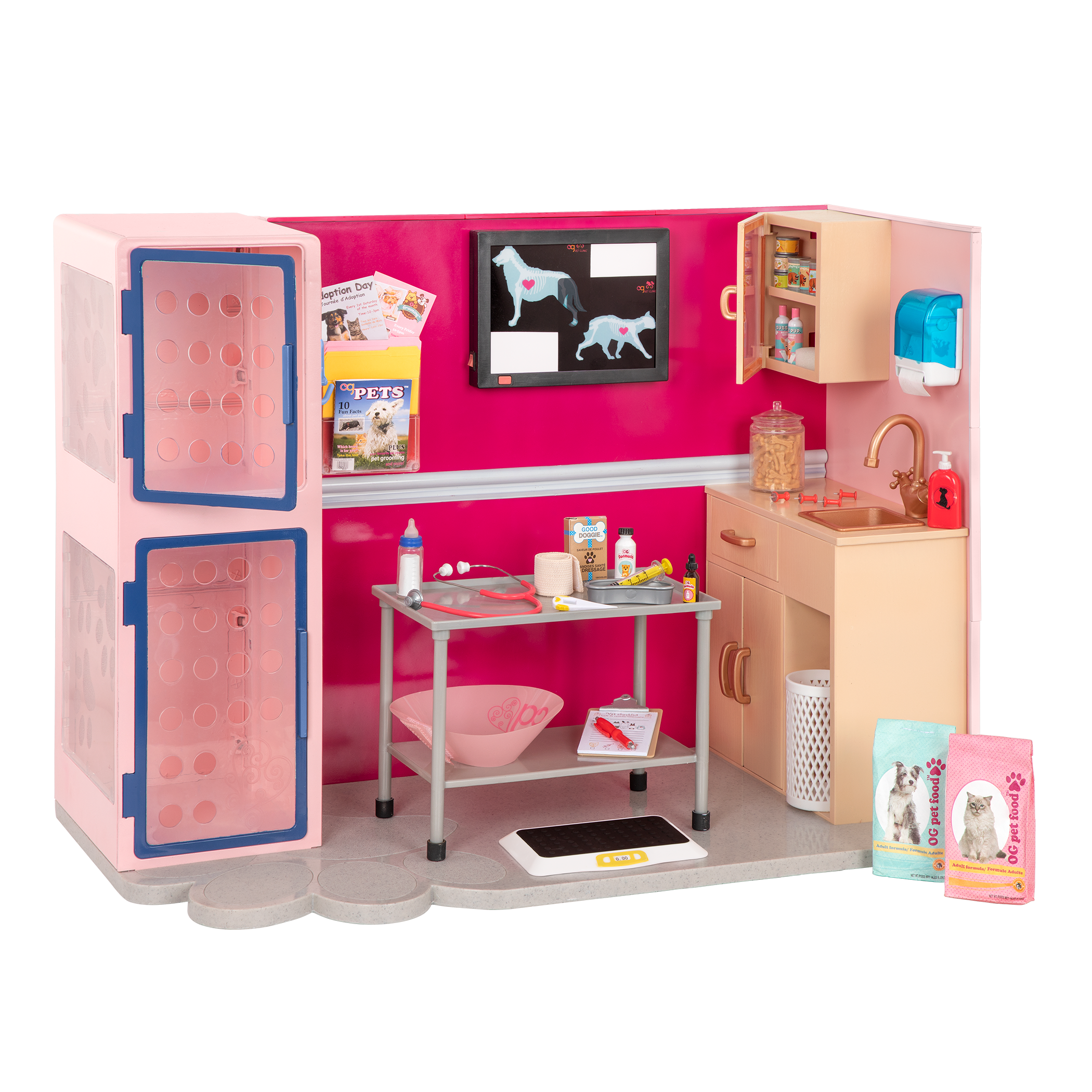 Vet clinic playset