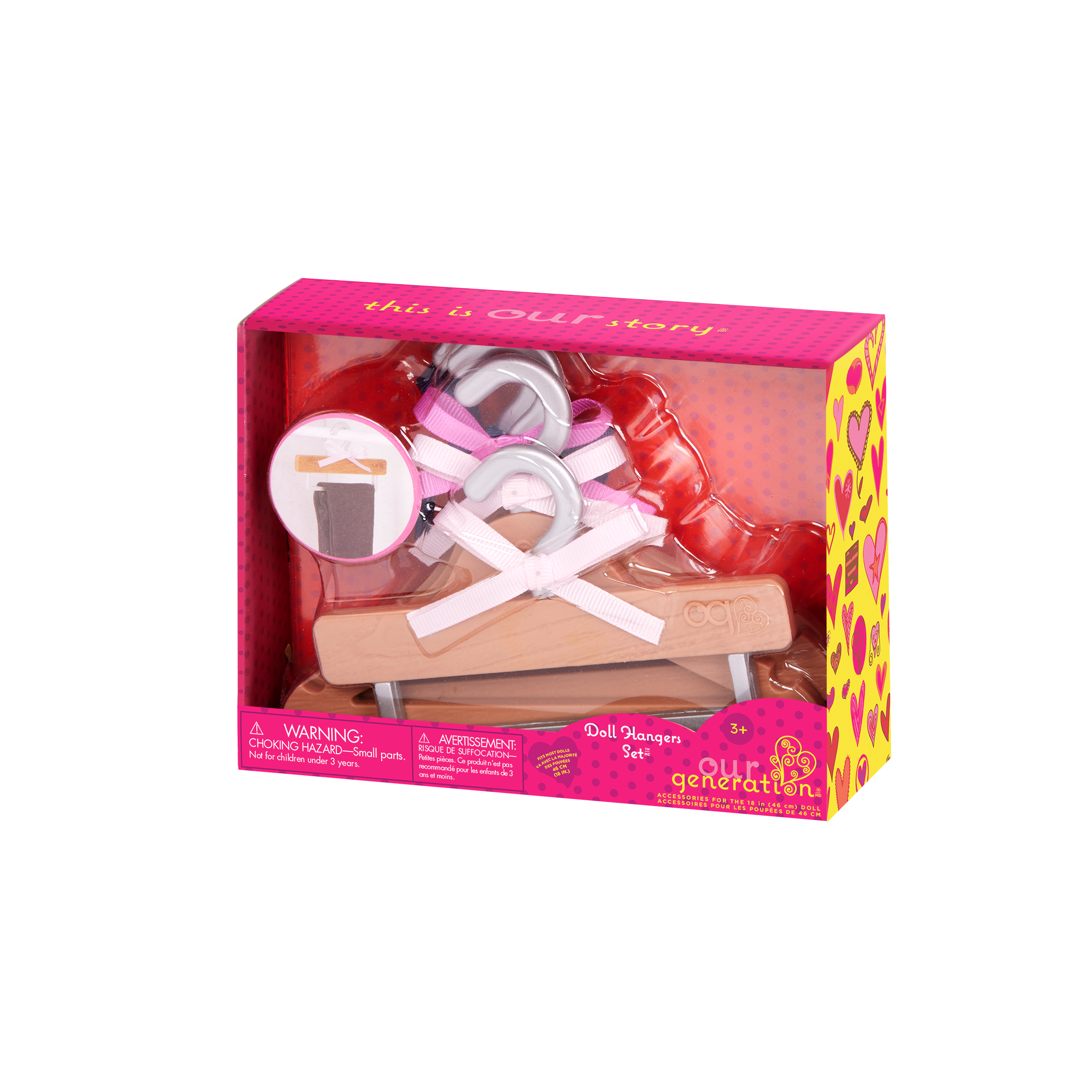 Hangers Set for 18-inch dolls