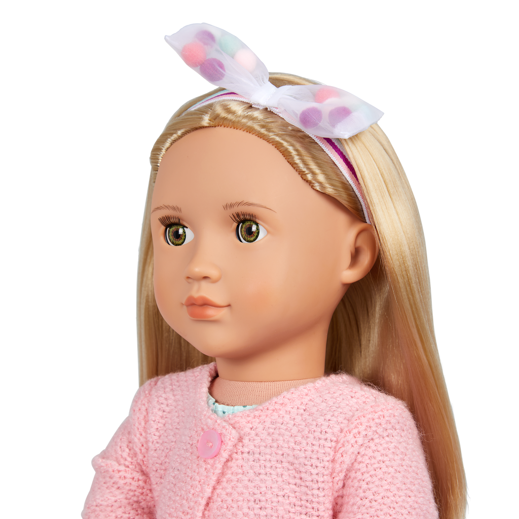 Our Generation Pretty Pom Poms Hair Accessories for 18-inch Dolls