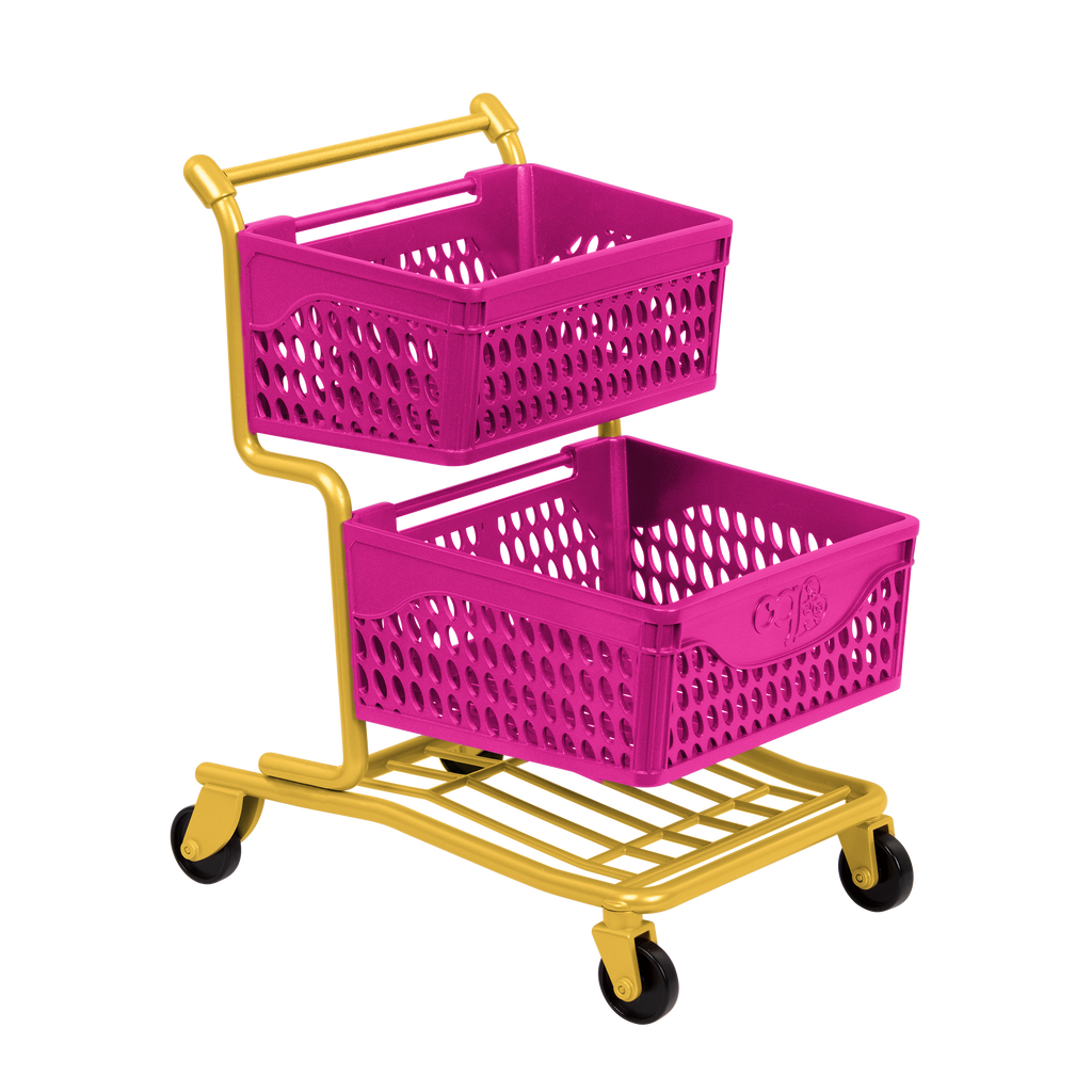 Our Generation Grocery Day Shopping Cart Set for 18-inch Dolls