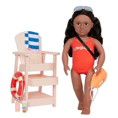 Lifeguard Playset for 18-inch Dolls