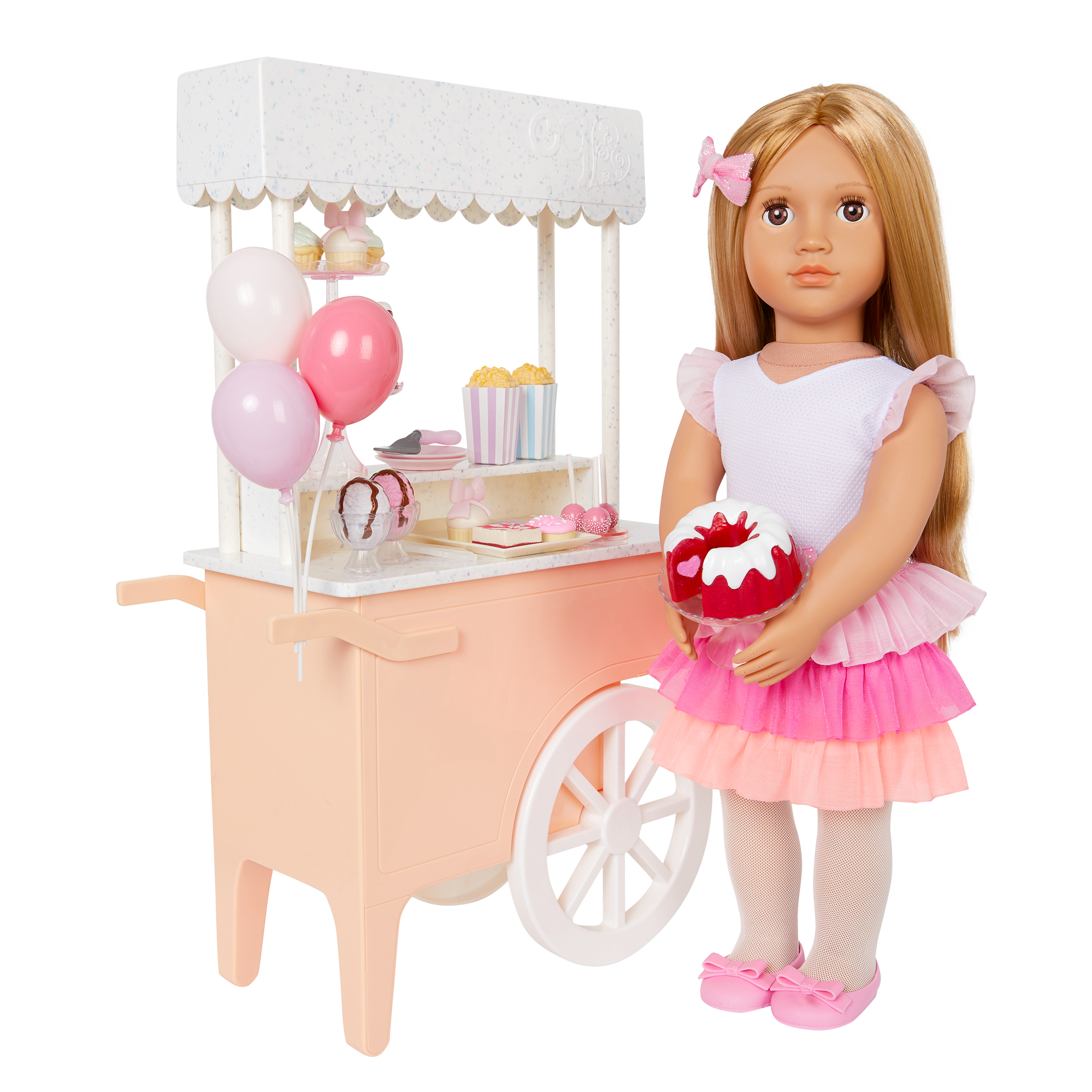 Oh So Sweet Cart 18-inch doll sweets playset