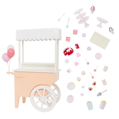 Oh So Sweet Cart 18-inch doll sweets playset