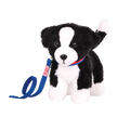Our Generation Border Collie Pup posable 6-inch puppy for 18-inch dolls
