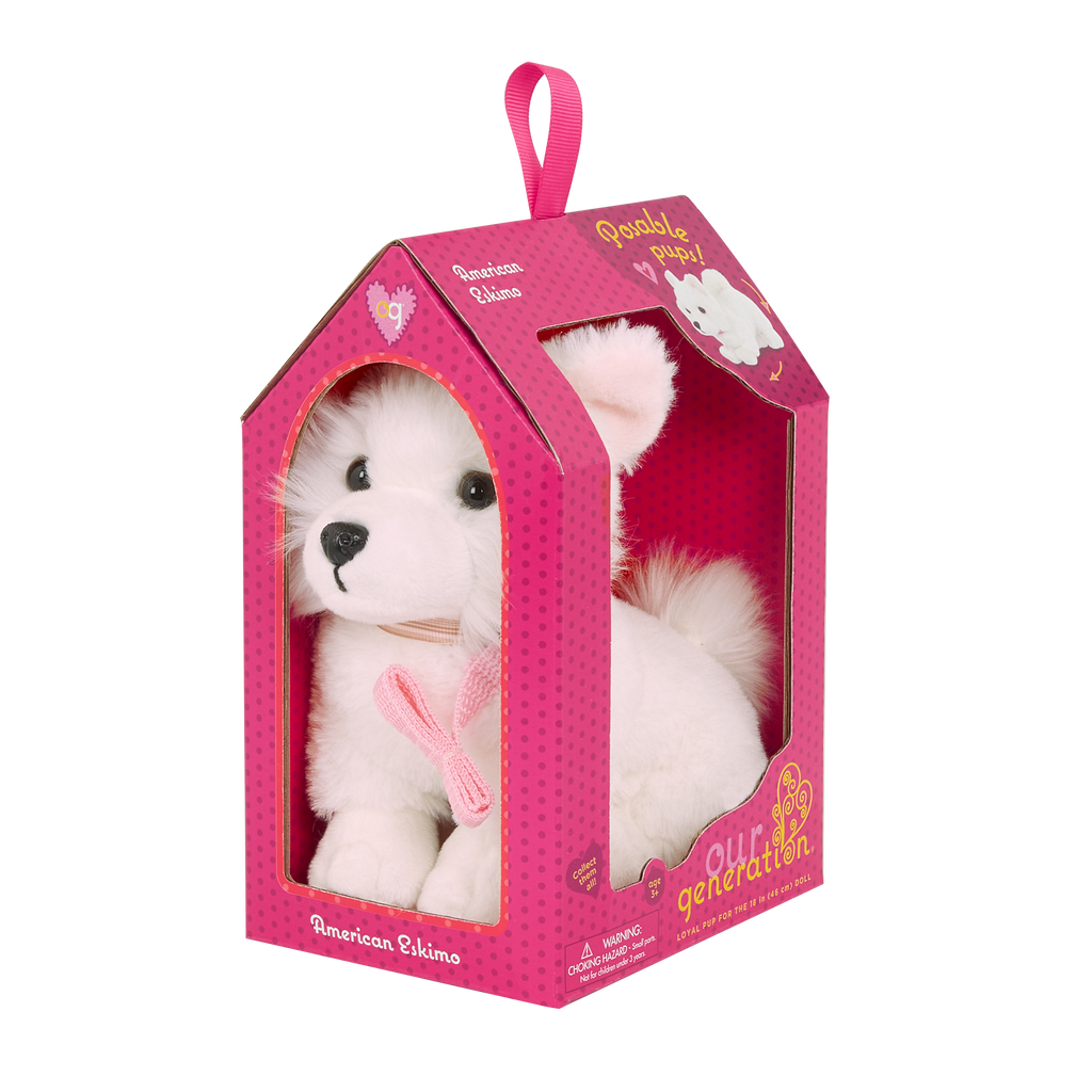 Our Generation American Eskimo pup package