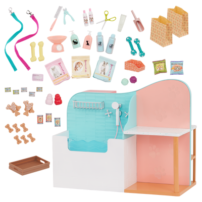 Our Generation Happy Tails Care Center Playset for 18-inch Dolls