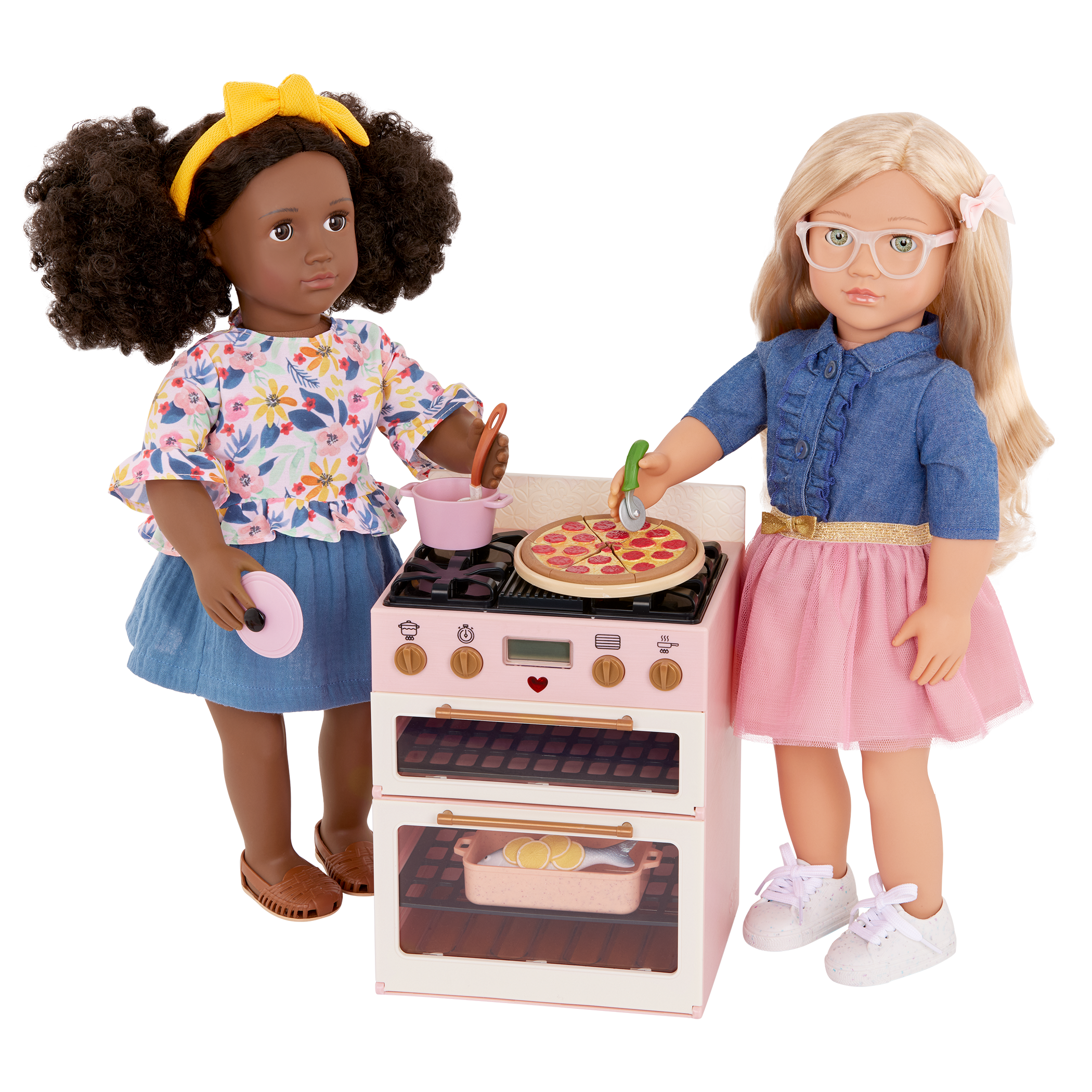 Our Generation Doll Oven with Play Food Accessories