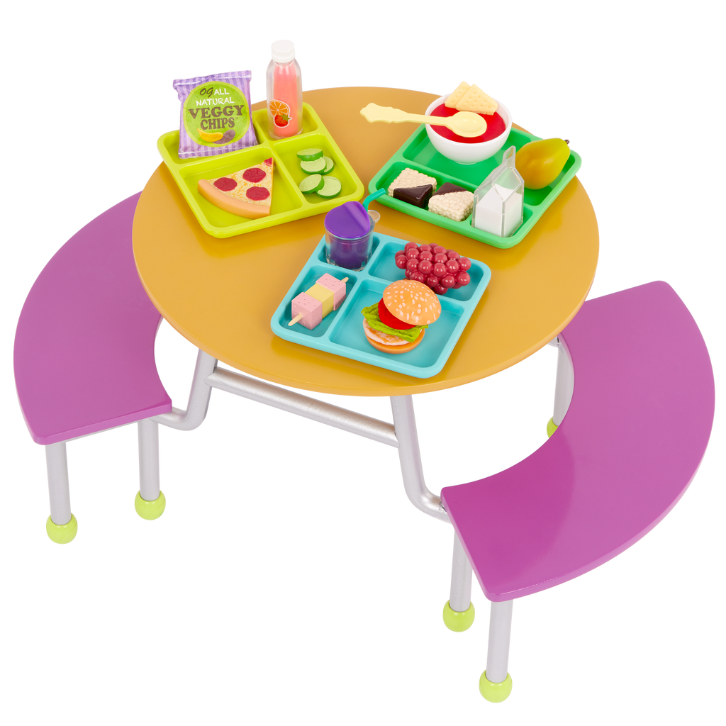 Our Generation School Cafeteria Table for 18-inch Dolls