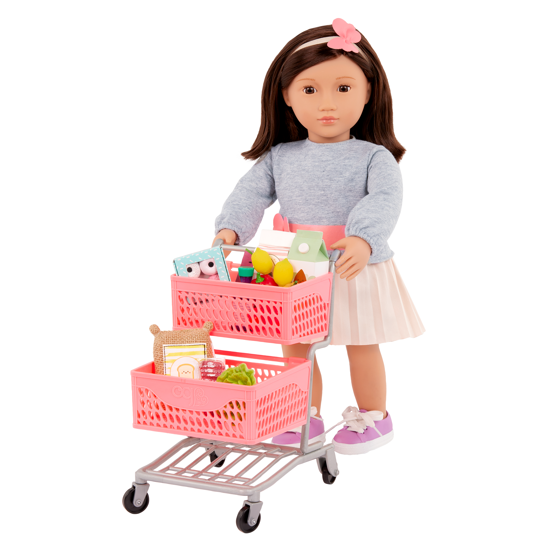 Our Generation Supermarket Play Doll Grocery Cart