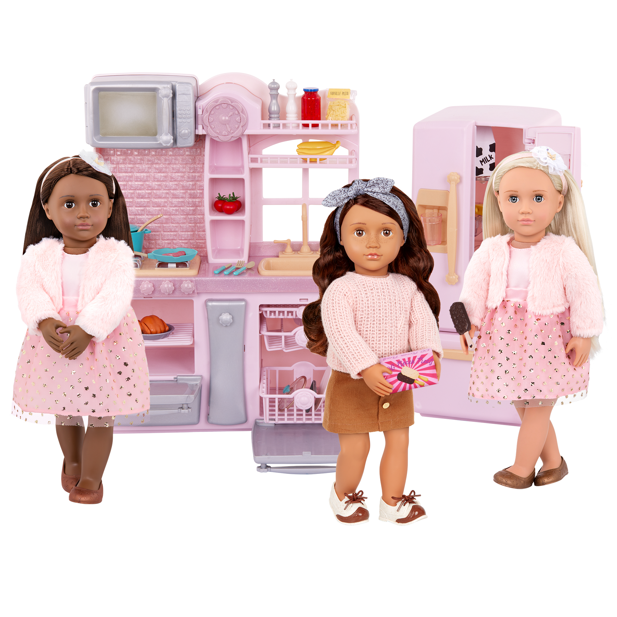 Gourmet Kitchen Set for 18-inch dolls