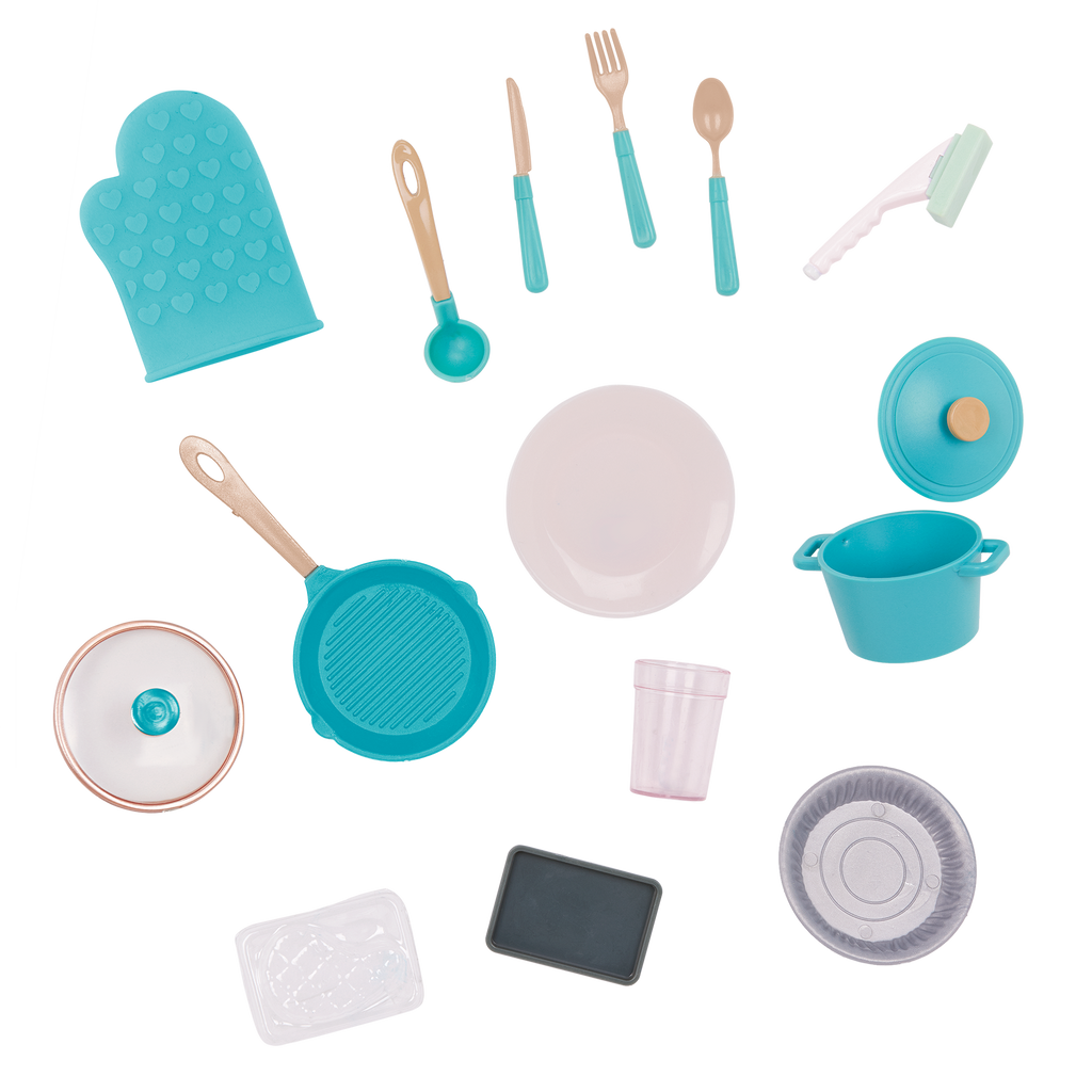 Our Generation Pink Gourmet Kitchen Playset for 18-inch Dolls
