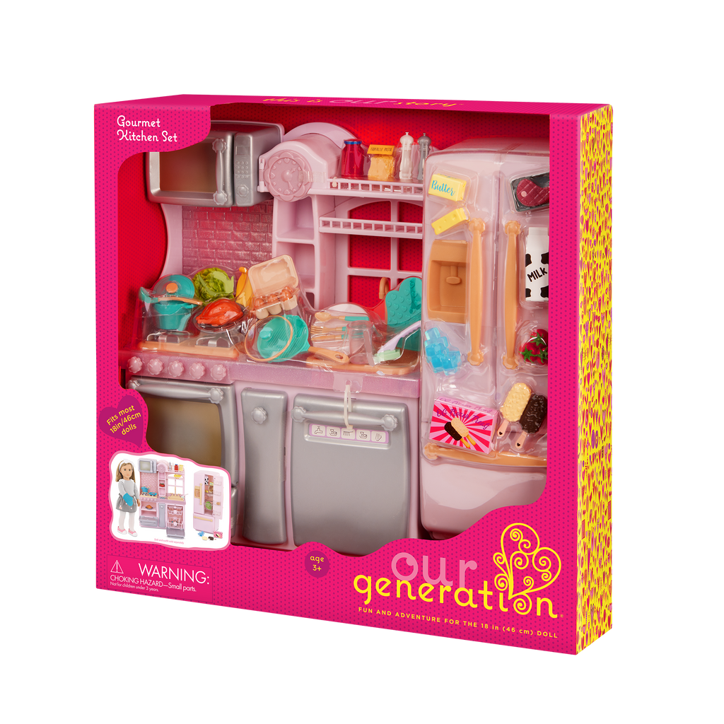 package of Gourmet Kitchen Set for 18-inch dolls