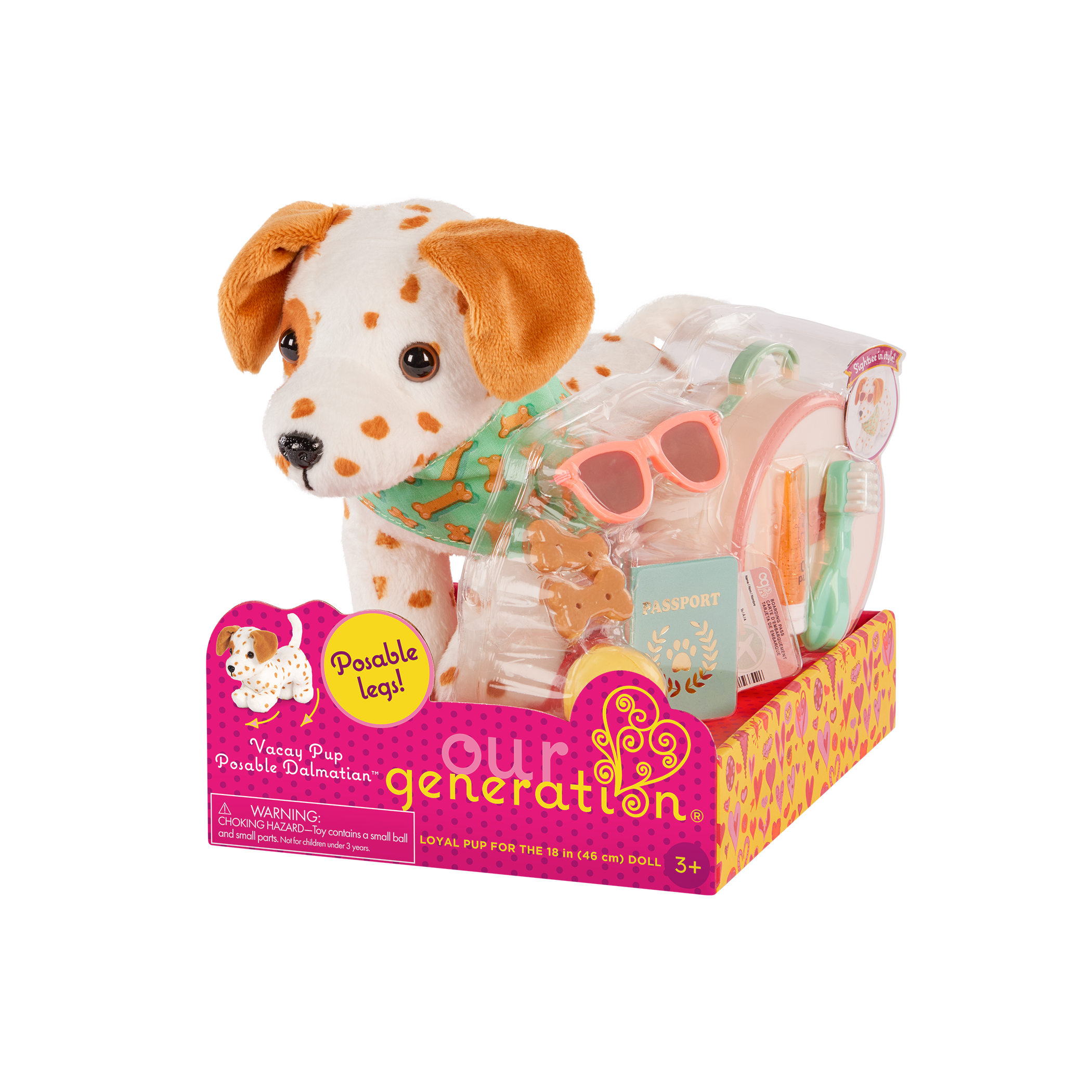 Our Generation – Vacay Pup-Posable Dalmatian