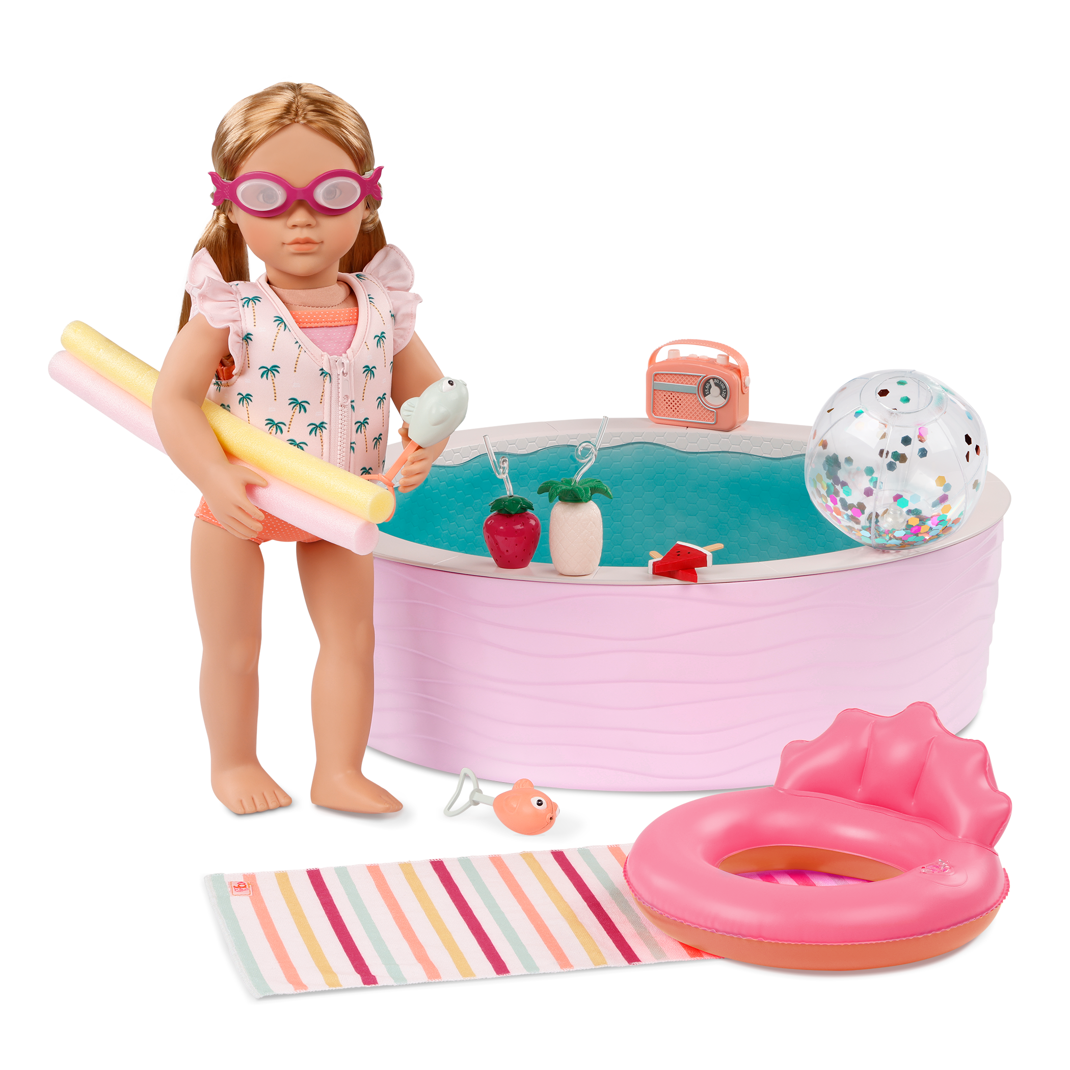 Our Generation Poolside Fun Playset for 18-inch Dolls