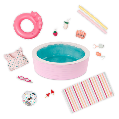 Our Generation Poolside Fun Playset for 18-inch Dolls