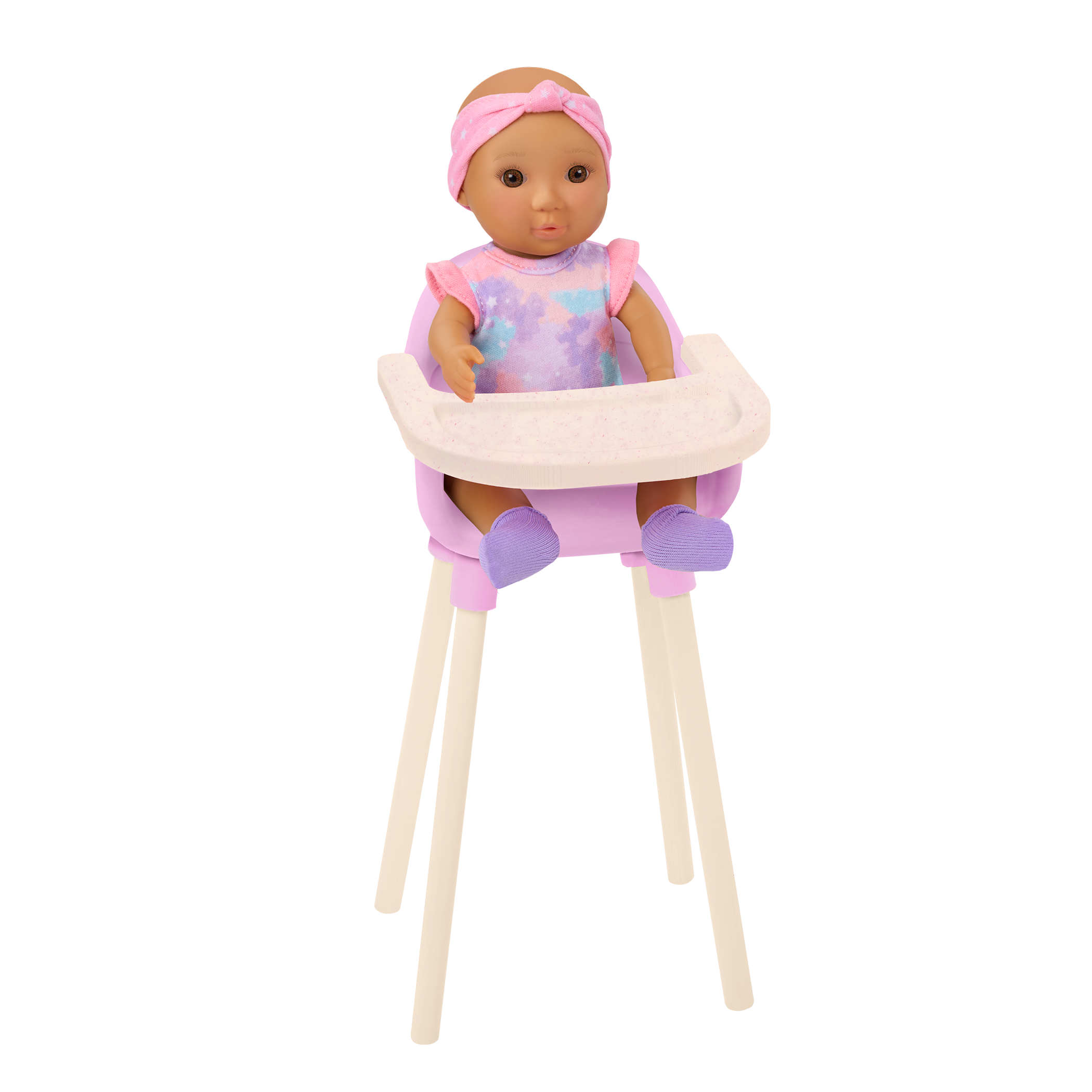 Our Generation Baby Emilia & Mealtime Set