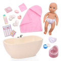 Our Generation Baby Doll Lacy & Bathtime Set