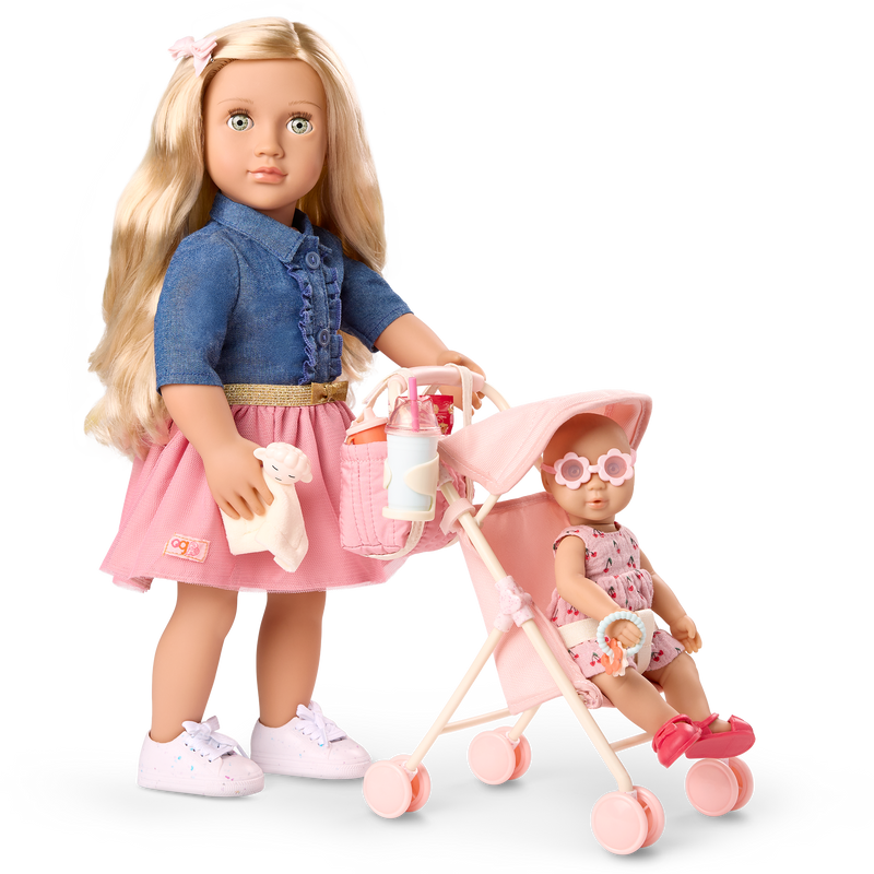 Our Generation - Baby Izzy & Stroller Set
