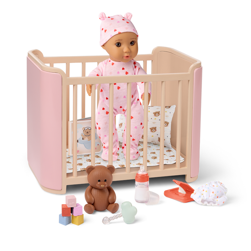 Our Generation - Baby Alba & Crib Set