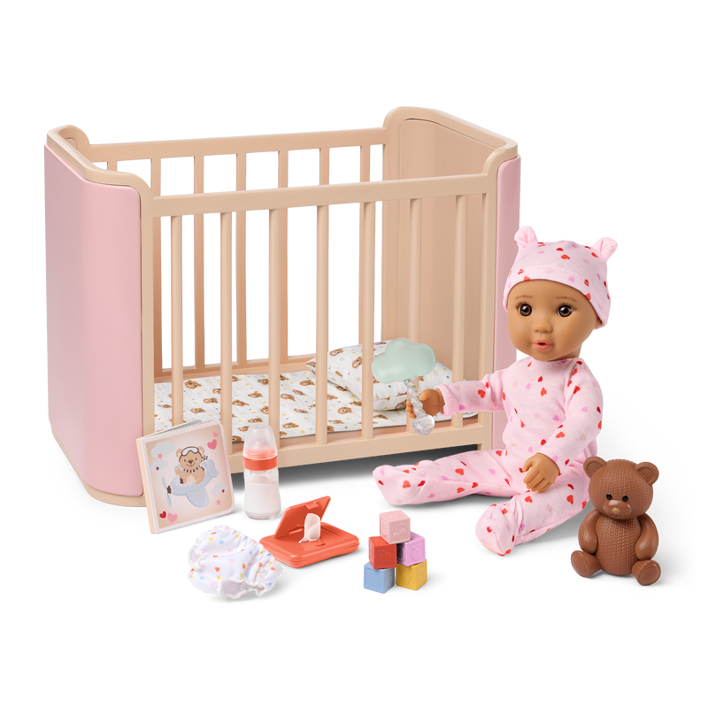 Our Generation - Baby Alba & Crib Set