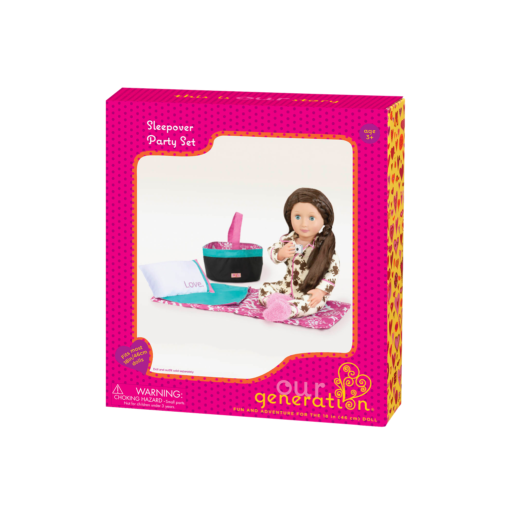 Sleepover Party Set playset for 18-inch dolls