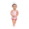 18-inch doll using spa playset