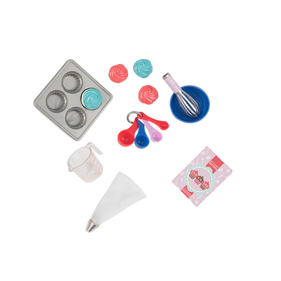 Bake Me Cupcakes Kit for 18-inch dolls