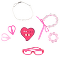 Tickled Pink accessories for 18-inch dolls