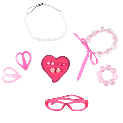 Tickled Pink accessories for 18-inch dolls