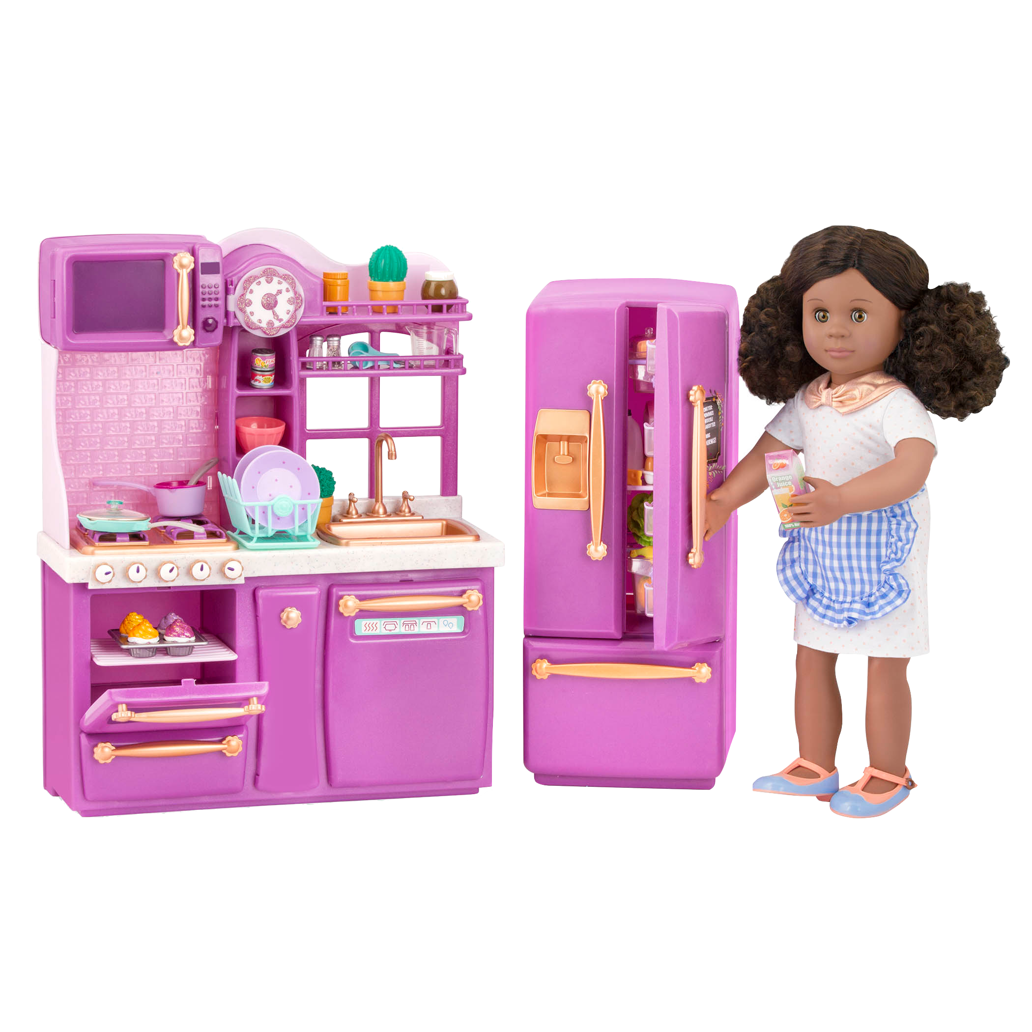 Gourmet Kitchen Set Purple all components