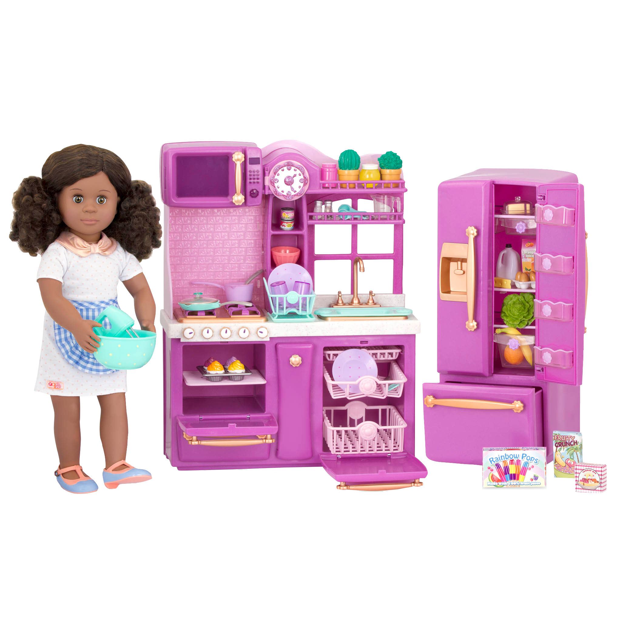 Gourmet Kitchen Set Purple all components