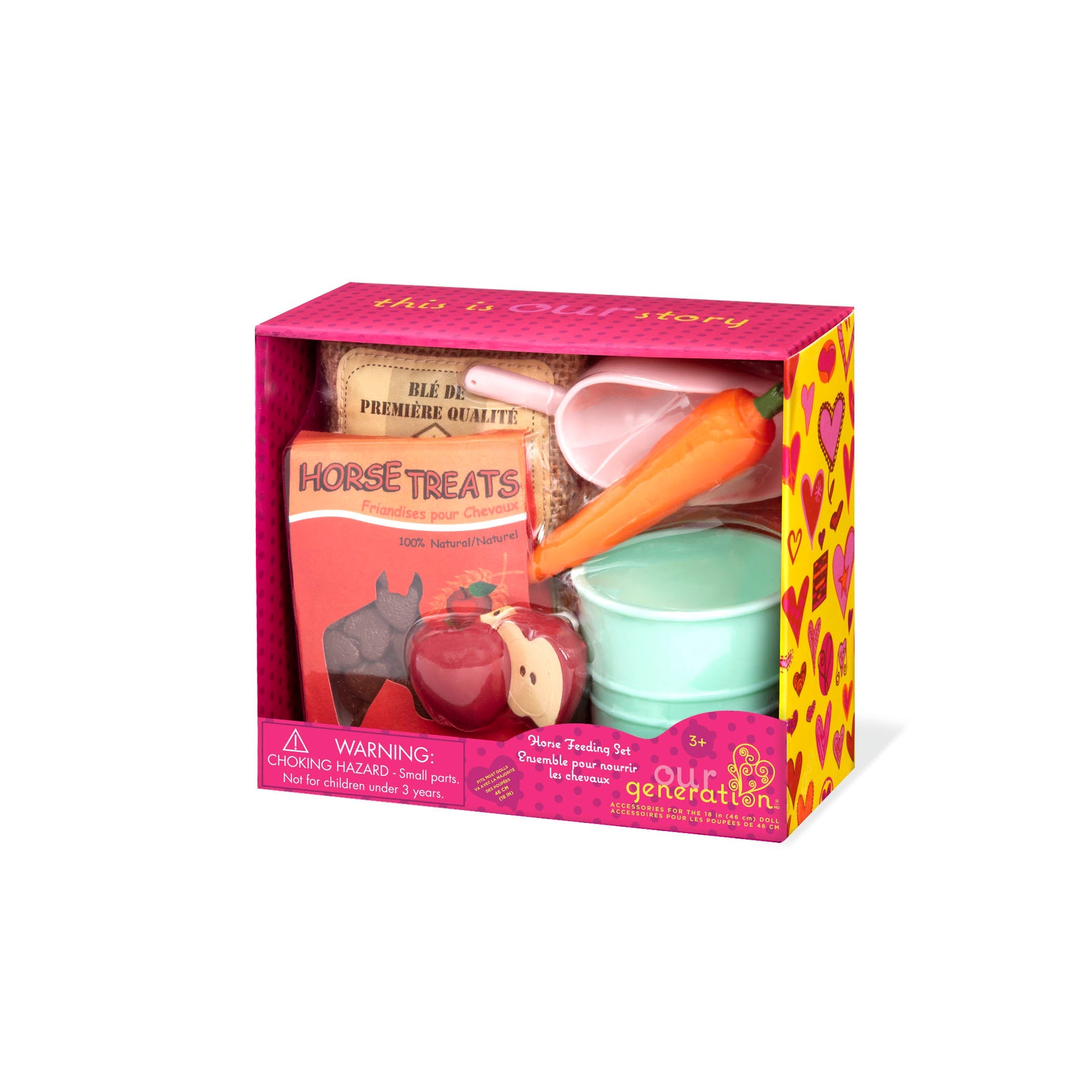 Horse Feeding Set for 18-inch dolls