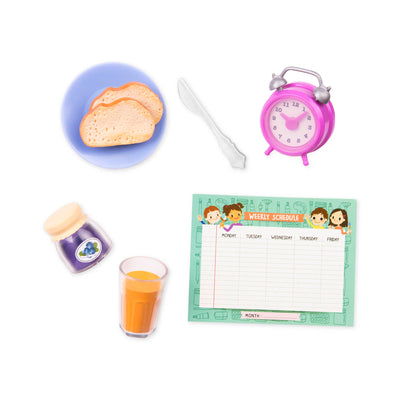 Happy Breakfast Set for 18-inch dolls