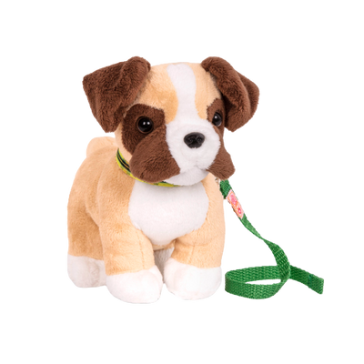 6-inch Posable Boxer Pup for 18-inch Dolls