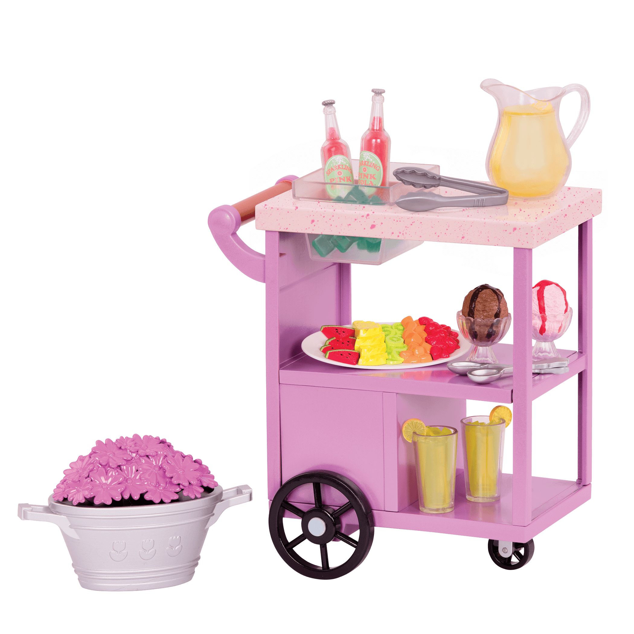 Summer snacks trolley playset