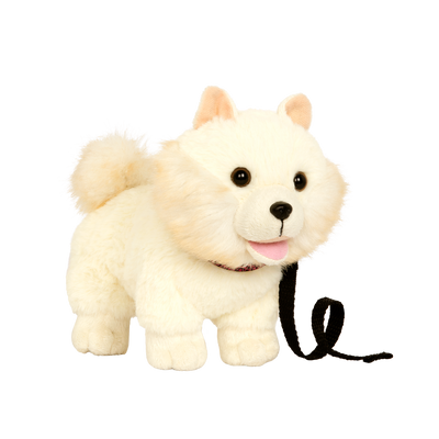 6-inch Posable Pomeranian Pup for 18-inch Dolls