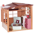 Winter cabin playset