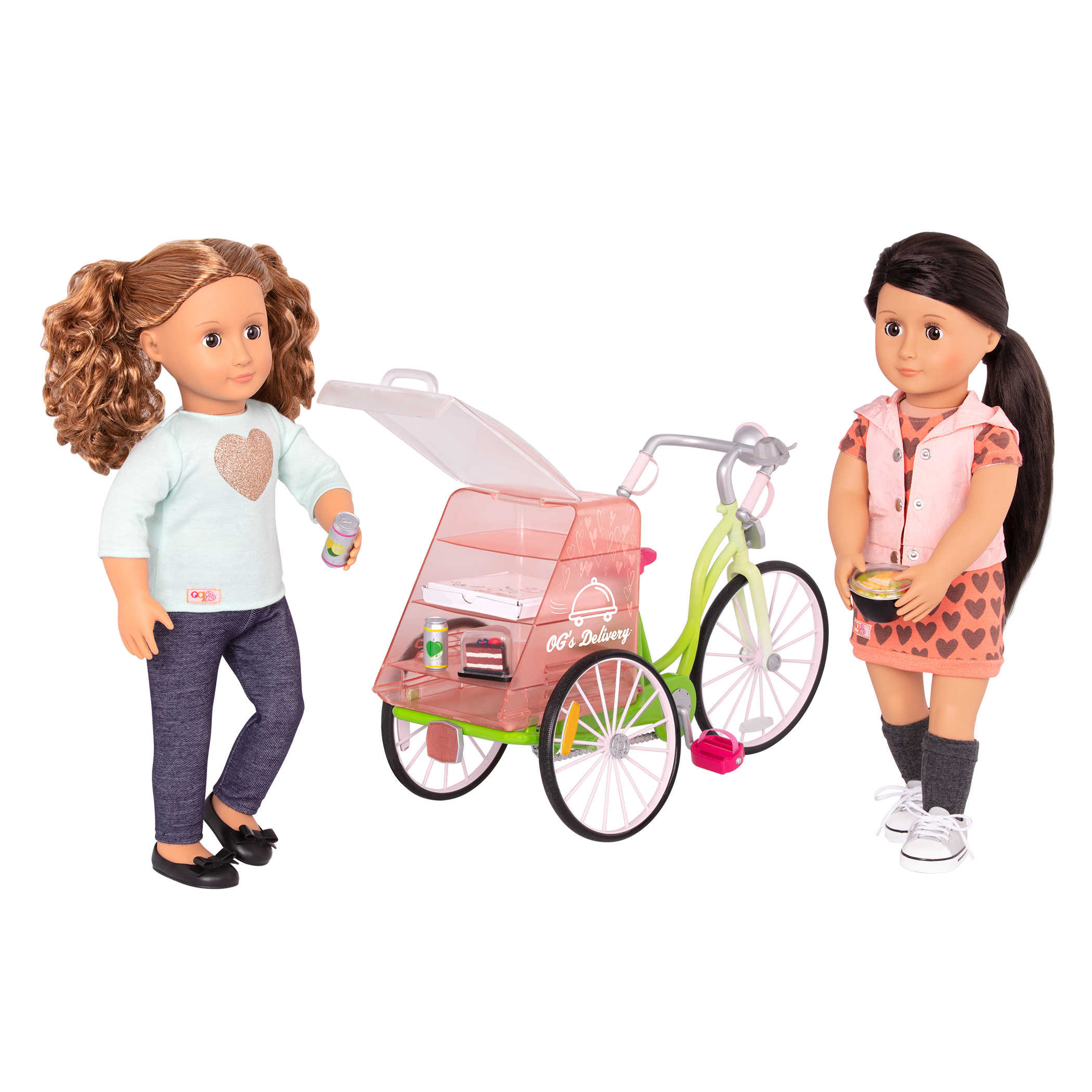 Toy delivery bicycle