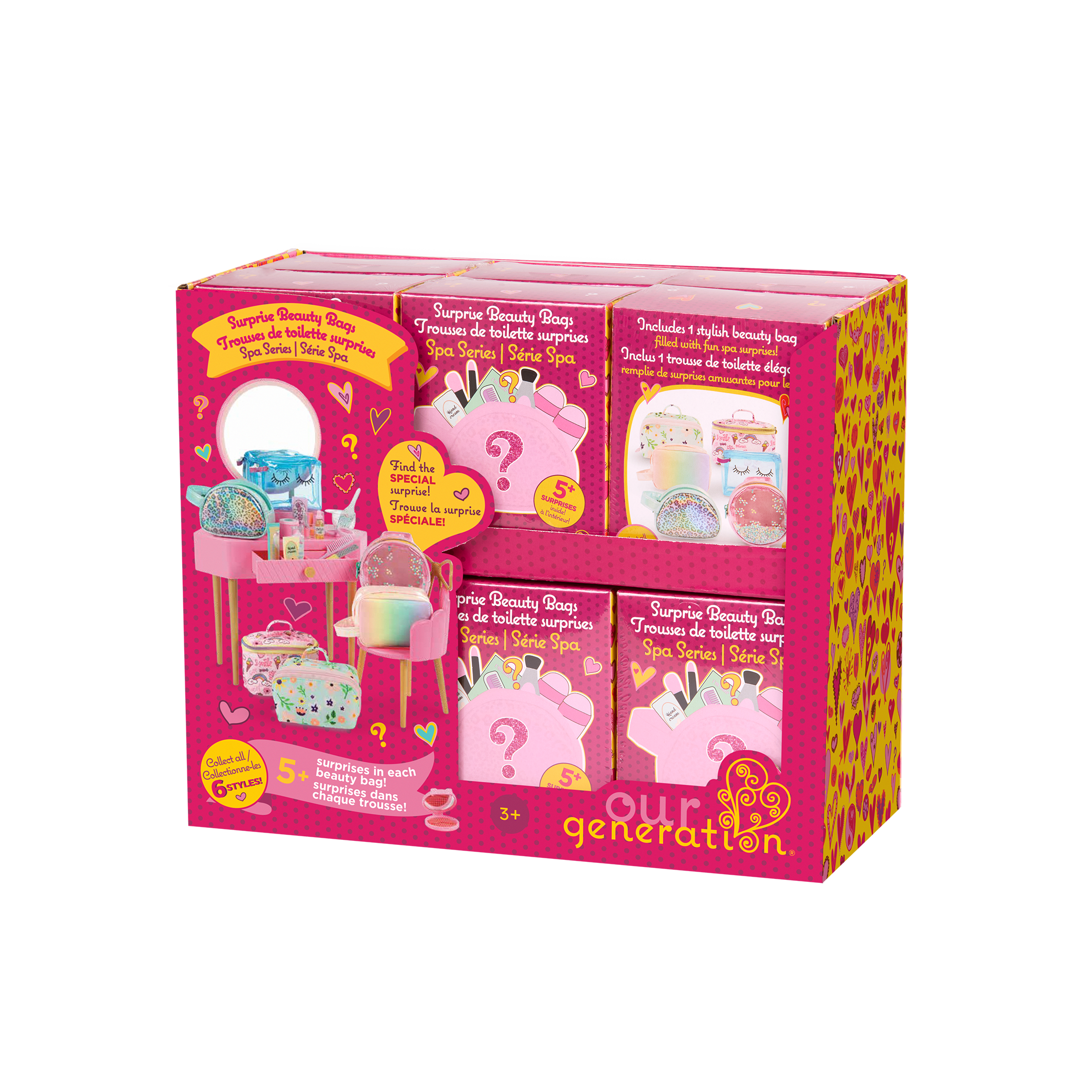 Our Generation Surprise Beauty Bags Spa Series 18-inch Doll Accessories