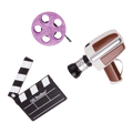 Retro 18-inch Doll Film Accessory